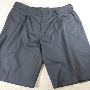 Nike Golf Performance Shorts Mens 36 Gray Pleated Athletic Classic Casual